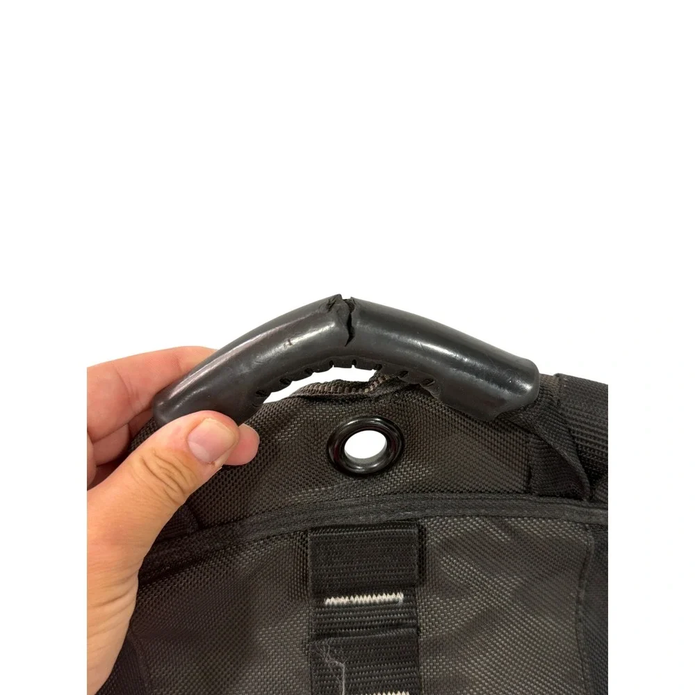 Vintage Alienware Odyssey Gaming Laptop Backpack Black Grey Ballistic Nylon Y2K